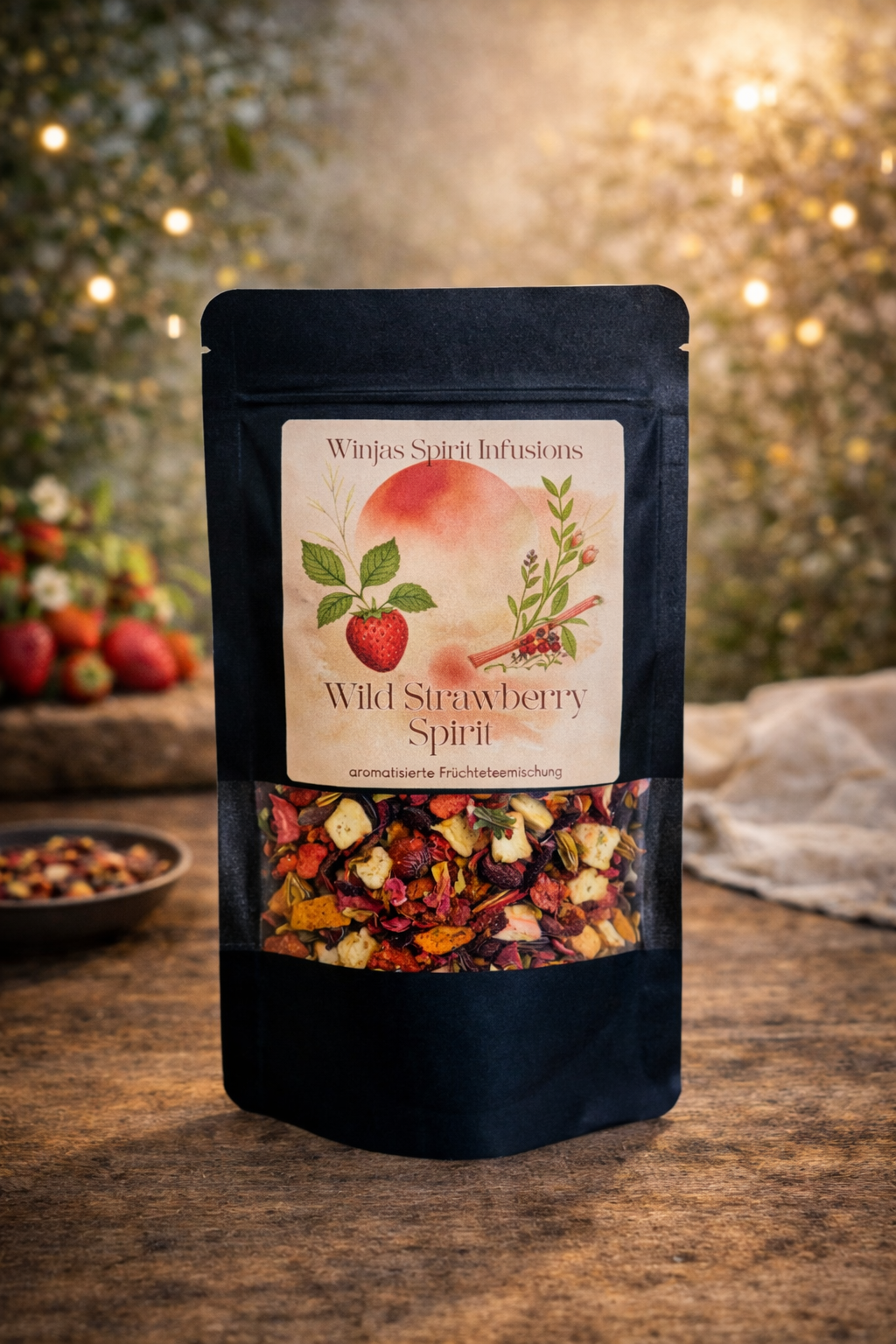 Wild Strawberry Spirit – Früchtetee mit Erdbeere, Rhabarber & Limette
