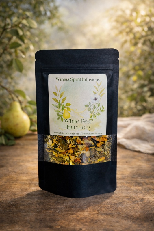 White Pear Harmony – Weißer Tee mit Birne & zarten Blüten