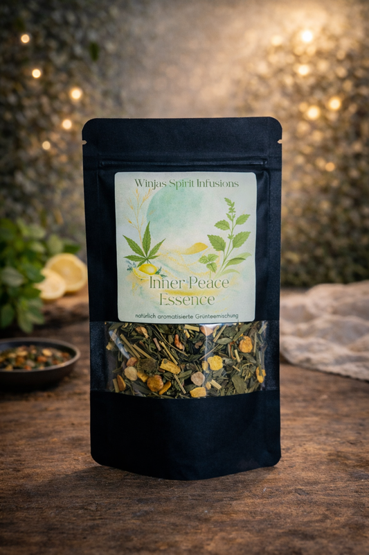 Inner Peace Essence – Grüner Tee mit Passionsfrucht & Orange
