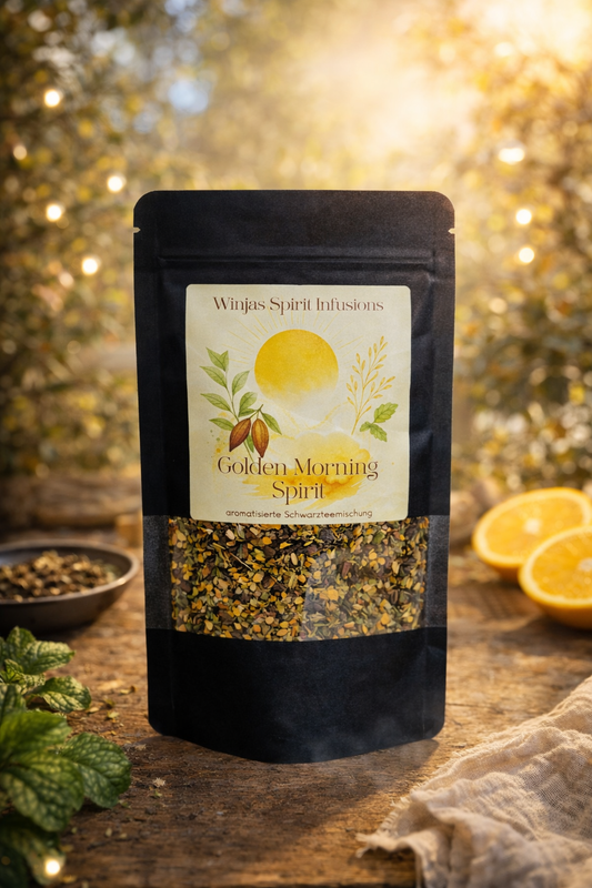 Golden Morning Spirit – Gewürz-/Schwarz-Tee für einen kraftvollen Start in den Tag