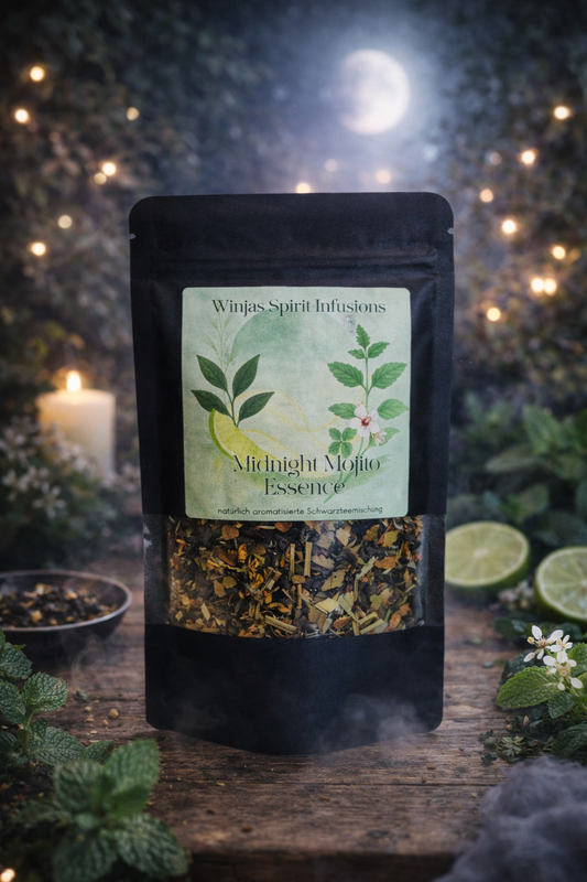 Midnight Mojito Essence – Erfrischender Schwarztee mit Minze & Limette